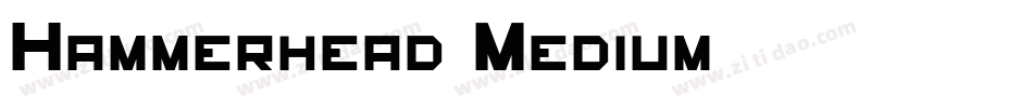 Hammerhead Medium字体转换
